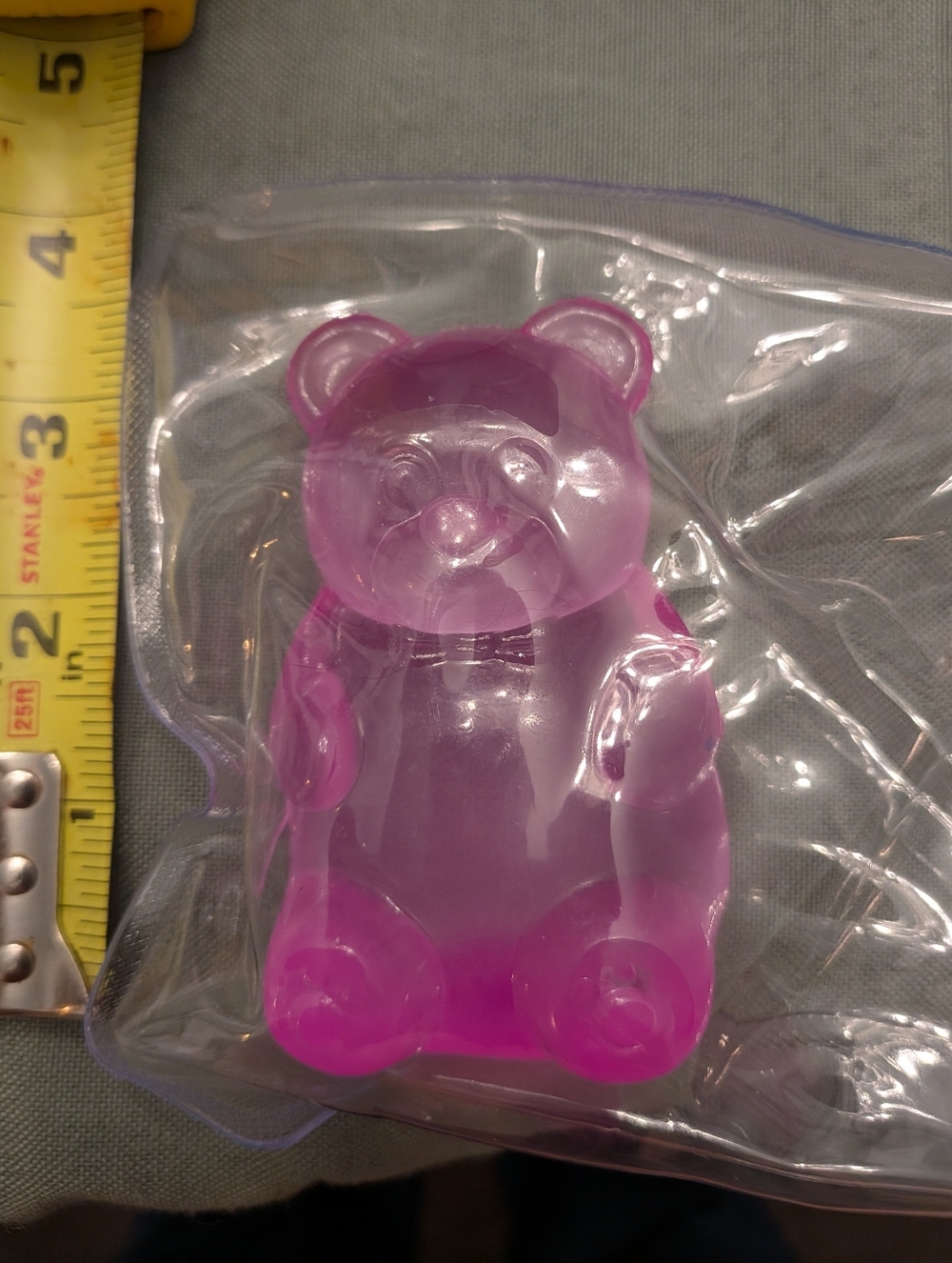 New Squishy 3"Bear In Sealed Package. Pick Your Color 🩷, Purple 💜, 🧡 OR 💙.